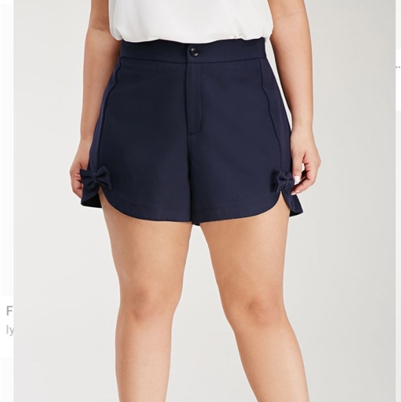 Forever 21 Pants - Forever 21+ Bow Detail Shorts